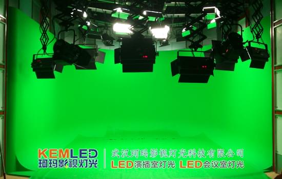 【KEMLED】LED演播室燈光工程案例圖